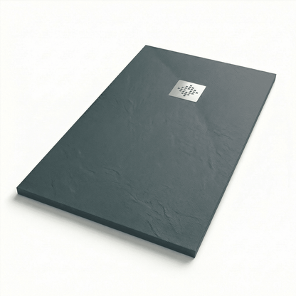 Plato ducha resina textura pizarra Esencial - The Bath