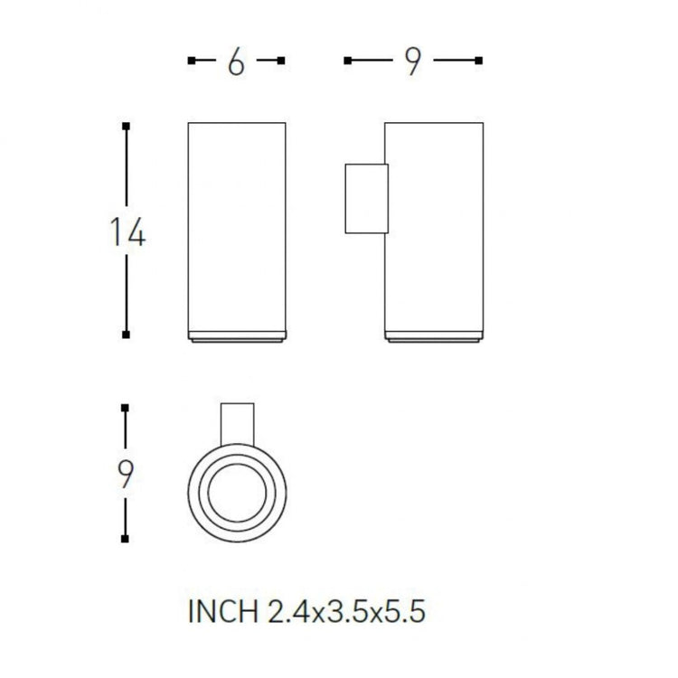 Porta escova de dente de parede Logic