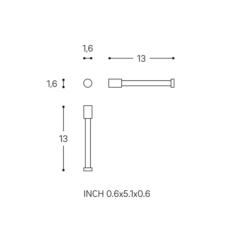 Suporte para papel higiénico Logic