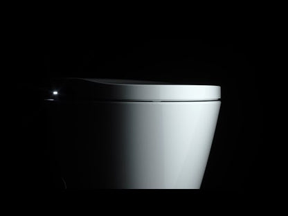 Sanitário inteligente com jato de água no tanque
