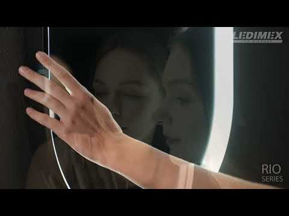 Espelho com luz LED integrada Rio
