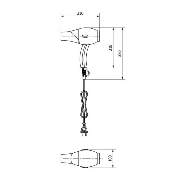 Secador de cabelo 2000w