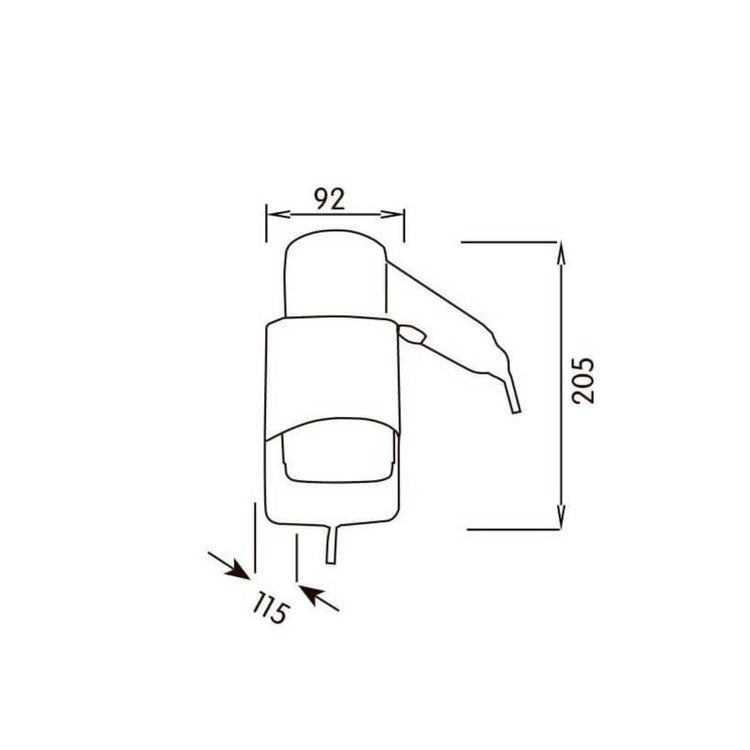 Secador de cabelo tomada