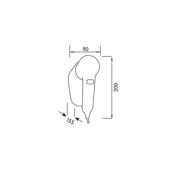 Secador de cabelo de Parede