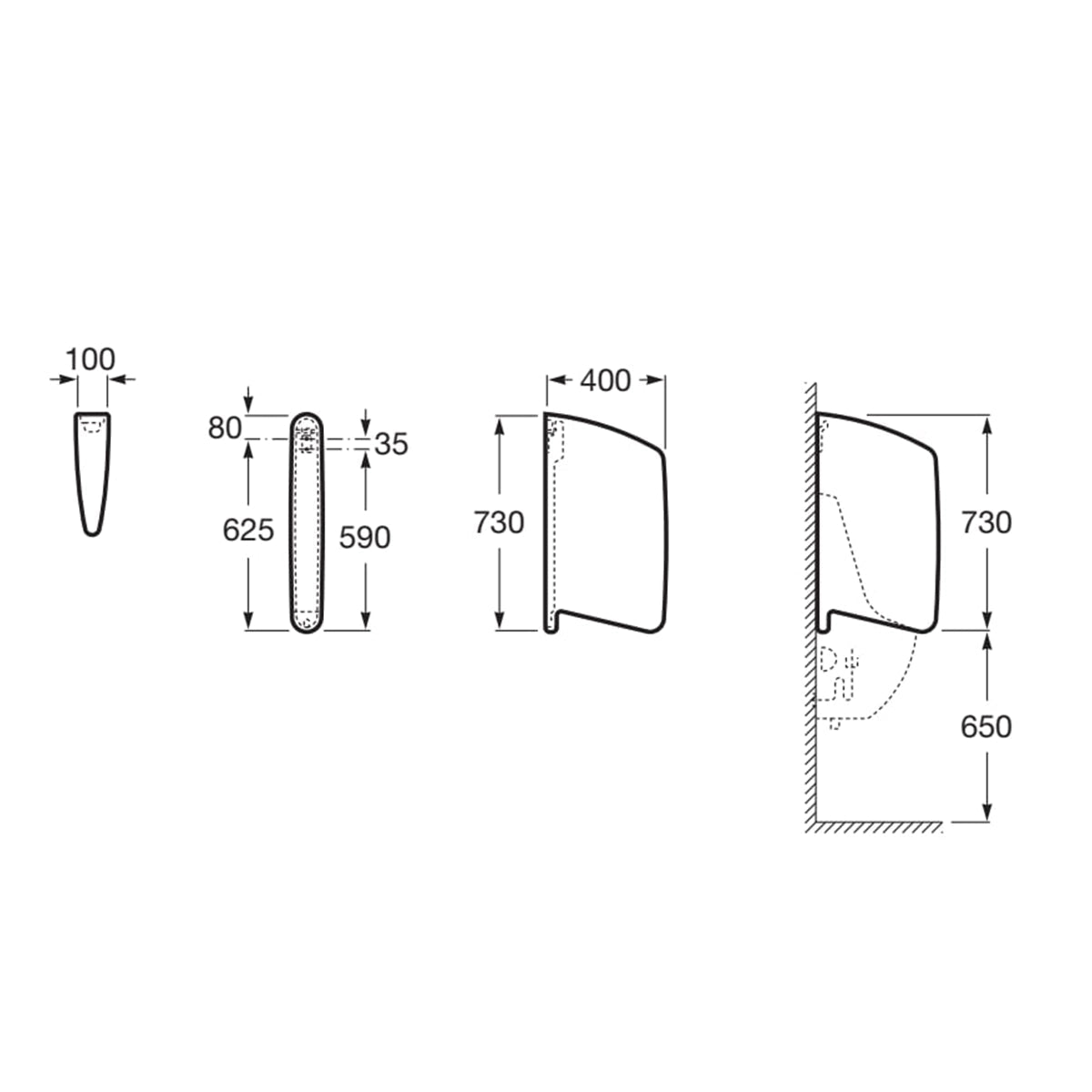 Separador urinario Roca Wing - The Bath