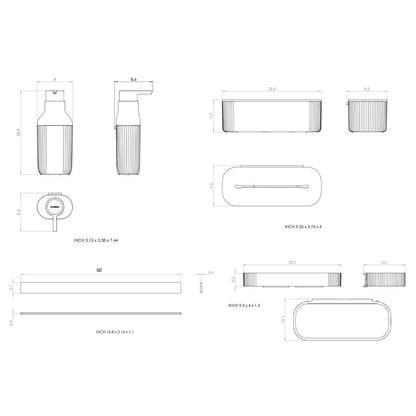 Set modular para lavabo Alife - The Bath