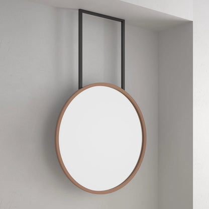 Soporte metálico de techo para espejo