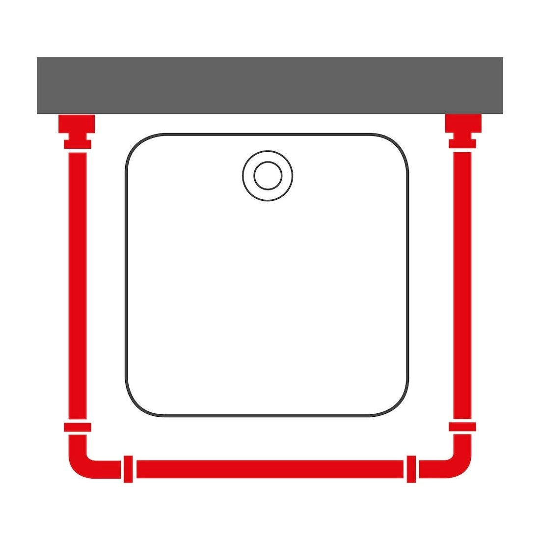 Soporte para esquina 90x90 Easy Roll