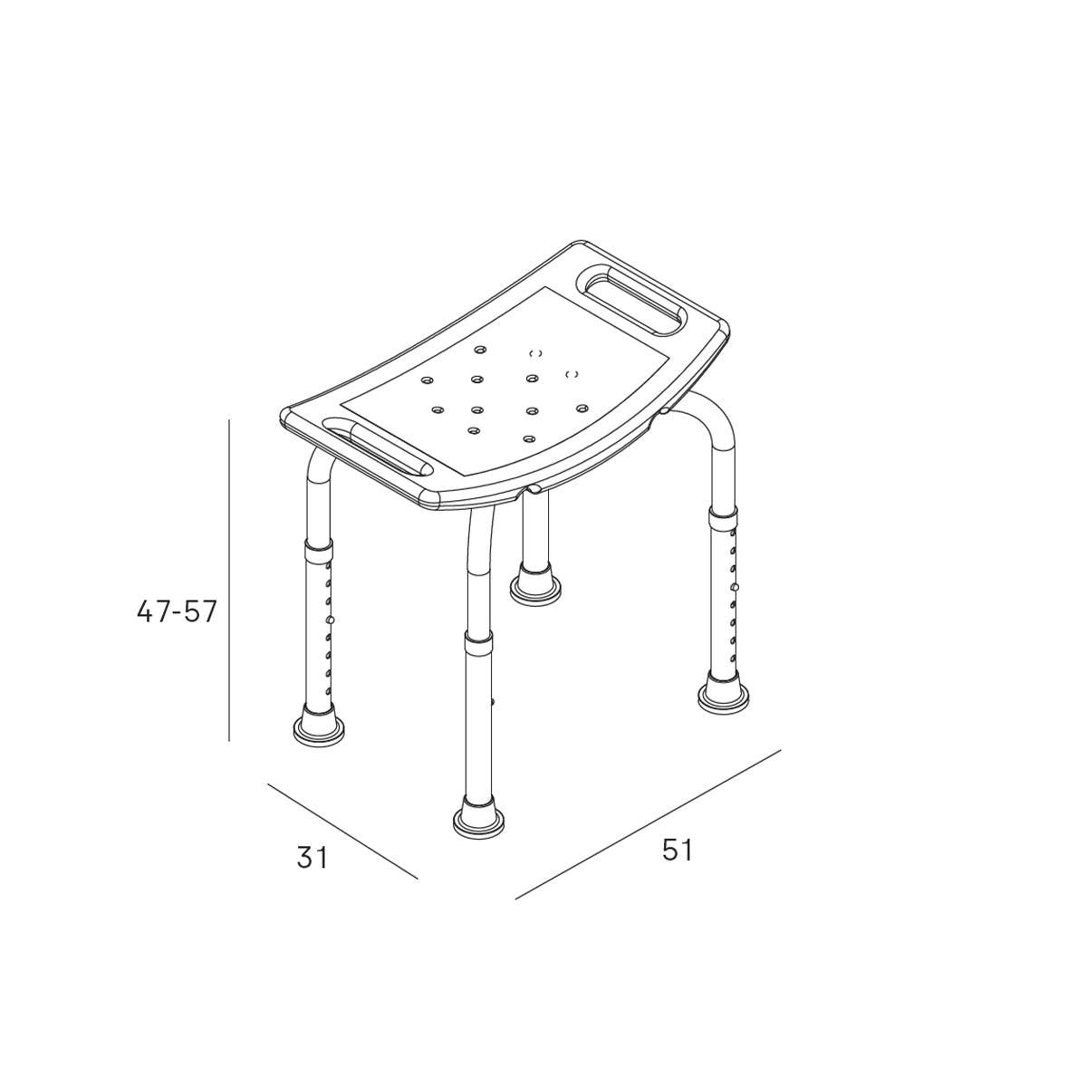 Taburete baño - Thebath