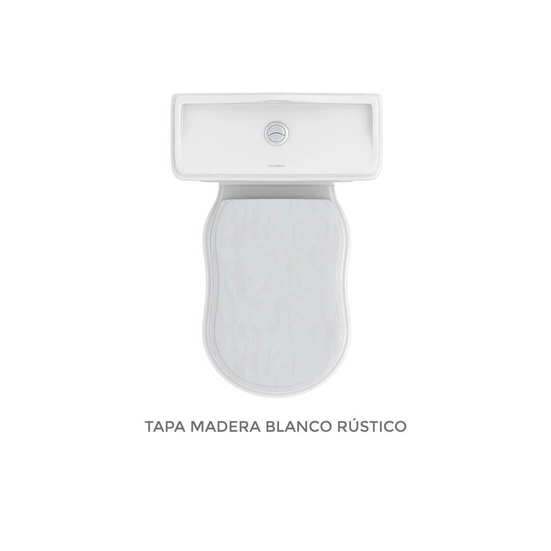 Tapa madera Atenas acabado blanco rústico (incl. herrajes)