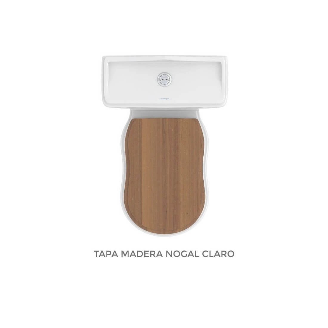 Tapa madera Atenas acabado nogal claro (incl. herrajes)