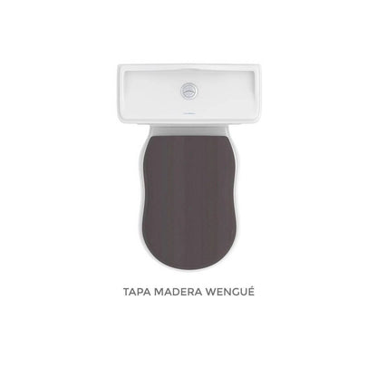 Tapa madera Atenas acabado nogal claro (incl. herrajes)