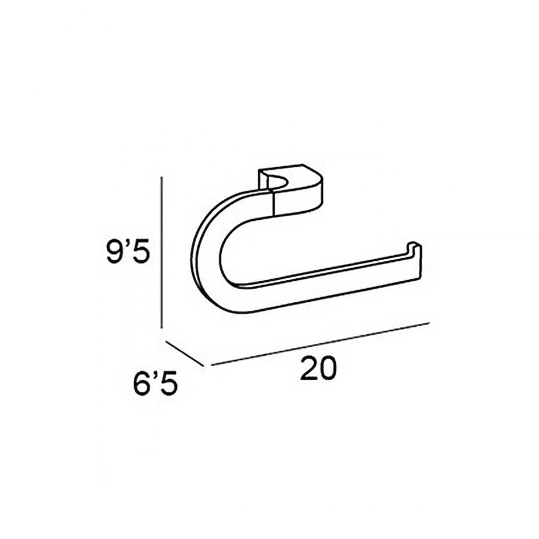 Toallero aro para pared