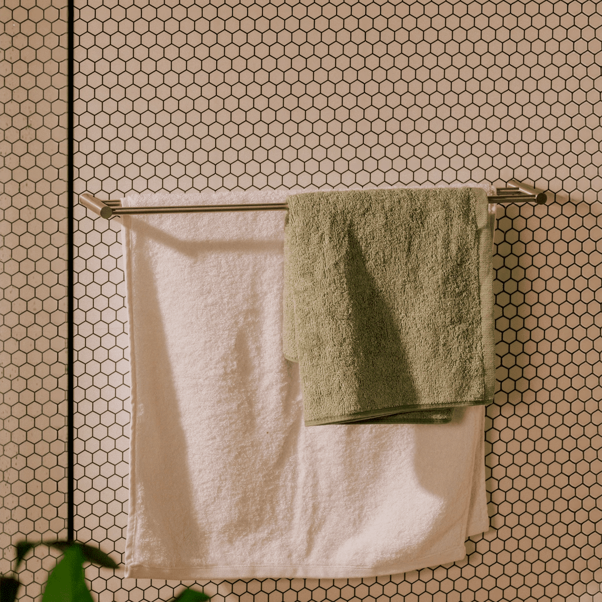 Toallero doble para baño Logic - The Bath