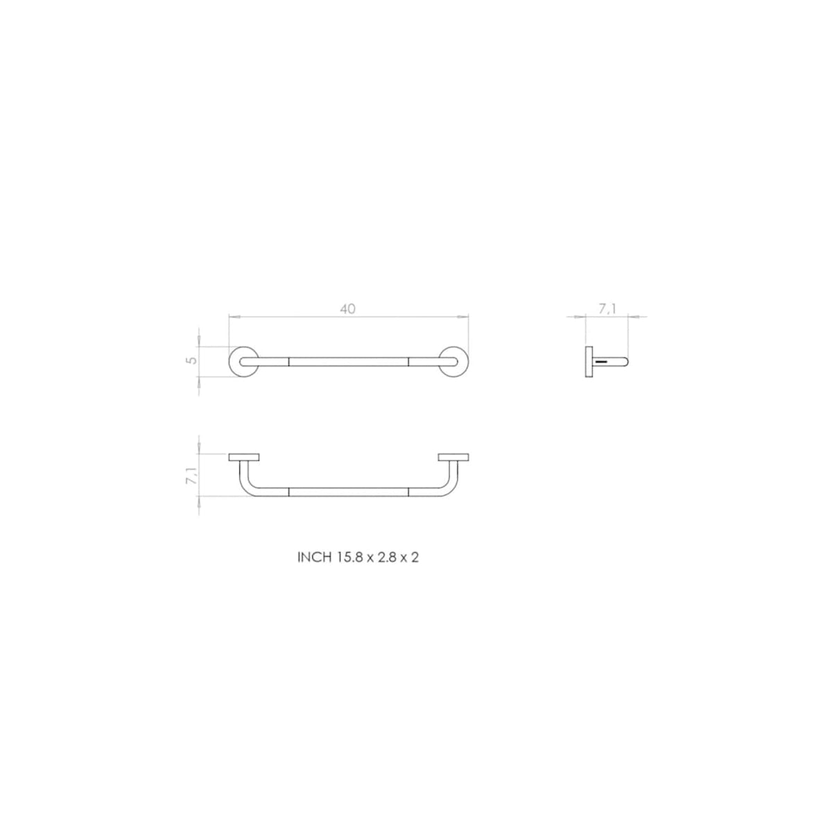 Toallero moderno Geyser - Thebath