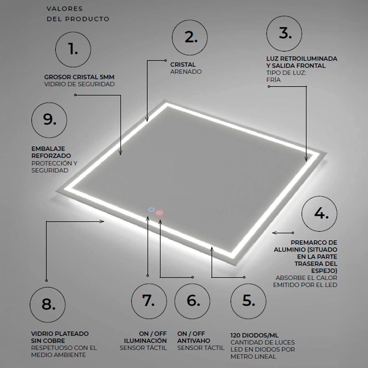 Espelho de toque holandês