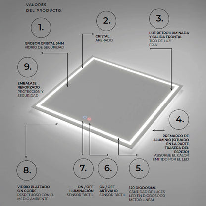 Espelho de toque holandês