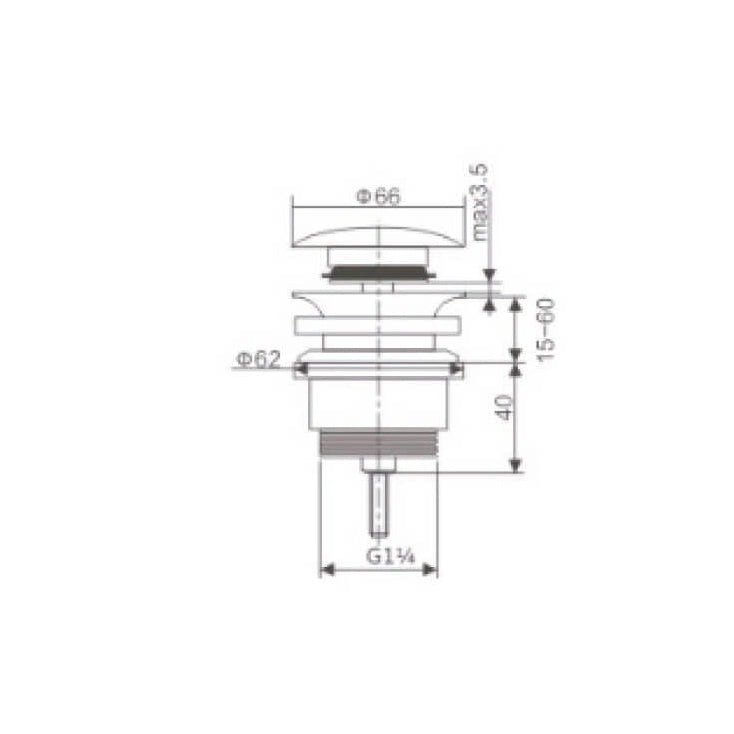Válvula de cerâmica branca