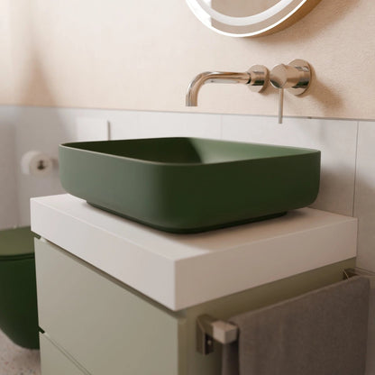 Lavabo verde oscuro Jana - Thebath