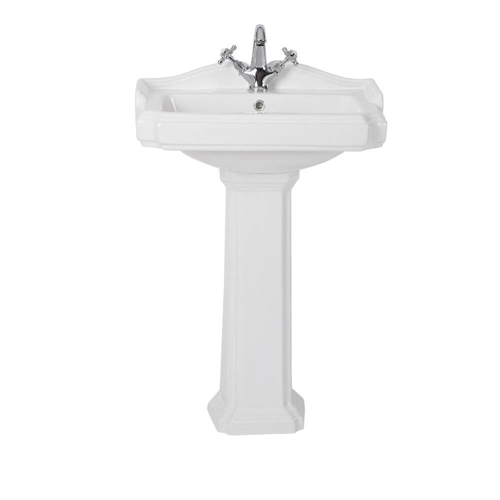 Inodoro Clásico York Style + Lavabo con pedestal York Style - Thebath